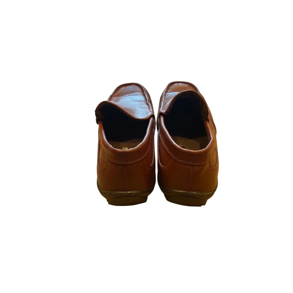 Deer Stags Booster Driving Moc Slip-On Shoes In Brown Size 3M